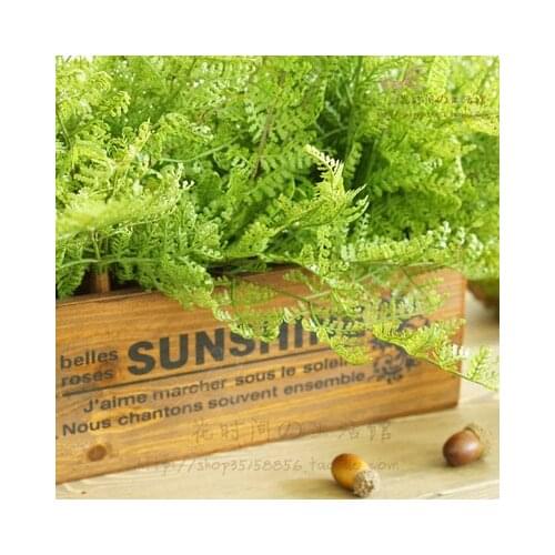 2014 high quality simulation of pteridophytes plants, green artificial leaves living room decorative green plastic fake plants