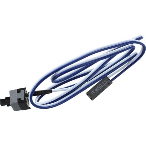 Top Deals 20.5" Long Power Button Switch Cable for PC Switches Reset Computer