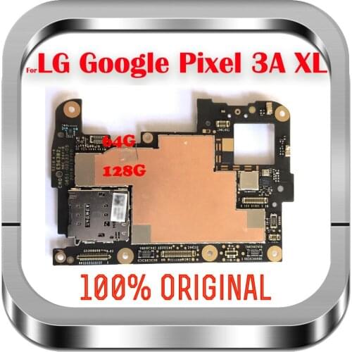 Android OS Installed Motherboard Original Replaced Mainboard With Full Chips For LG Google Pixel 3A XL Motherboard 64GB 128GB