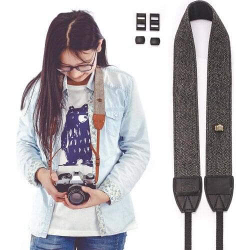 Shoulder Sling Neck Strap Belt Camera SLR/DSLR For Nikon Sony Canon EOS 200D II 800D 6 7 5D Mark III IV 70 80D 1D X SX700