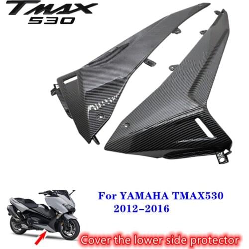For Yamaha TMAX 530 TMAX530 2012-2016 Motorcycle Lower Side Cover Guard Protector Fairings T-MAX 530 Carbon ABS Plastic Fairing