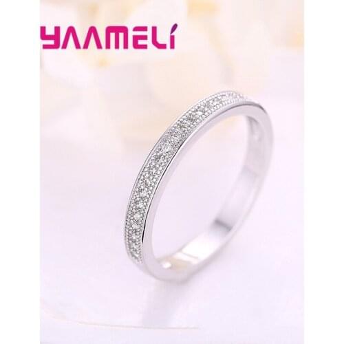 925 Sterling Silver Wedding Engagement Rings For Women CZ Cubic Zirconia Luxury Designer Fashion Jewelry Wholesale