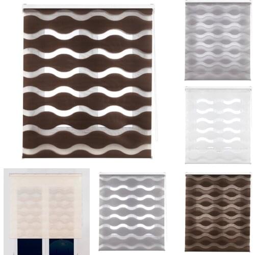 Window Blinds shaded night and days WAVES multi colors measures (105x175,125x175,145x175 ,170x250 cm))