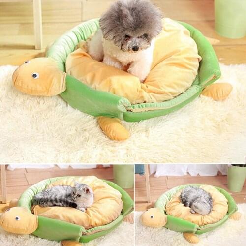 Portable Pet Cat Dog Bed Breathable Dog Kennel Soft Nest Collapsible House Sleeping Bed Removable Cushion for Puppy Pet House