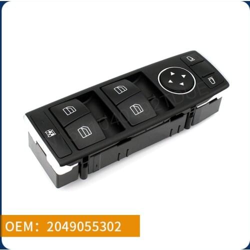 It is suitable for Benz W204 / W212 / X204 / S204 / A207 / C207 left front lifter switch auto parts 2049055302
