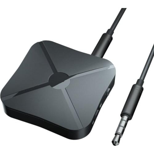 2 IN 1 Bluetooth 4.2 Receiver Transmitter Bluetooth Audio Music Wireless Adapter With 3.5MM AUX Audio For Home TV PC