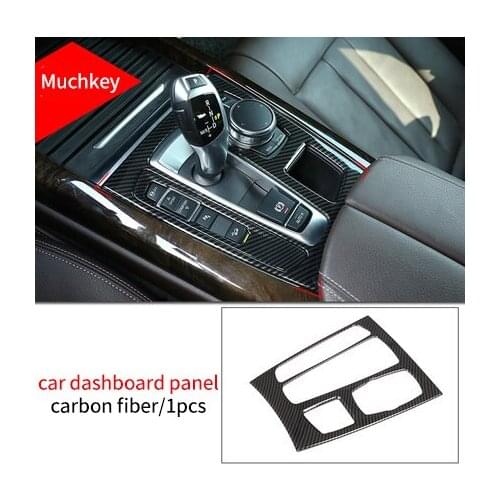 For BMW X5 F15 2014-2018 carbon fiber Central control panel frame 1pcs