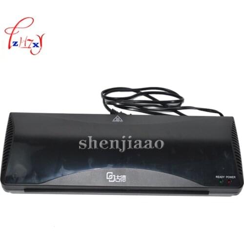 Plastic Film Roll Laminator for A3 Size Photos Office Hot and Cold Laminator Machine Smooth Non-Foaming 3-5 Min warn up