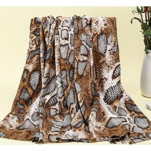 Leopard Chiffon Print Fabric Fashion Dress Fabric Skirt Party Summer Cloth Patchwork Material