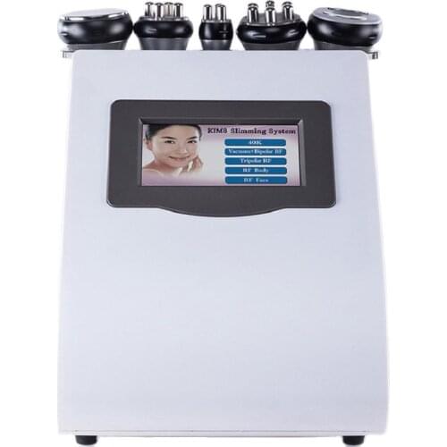 5in1 Ultrasonic Liposuction 40K Cavitation Vacuum Multipolar Bipolor RF Laser Slimming Radio Frequency SKIN BODY SALON MACHINE