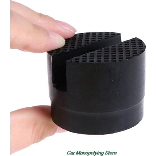 1pc Universal car jack adapter slotted frame lift rubber pad rail floor stand holder Auto Repair Related Tools Car Accessories