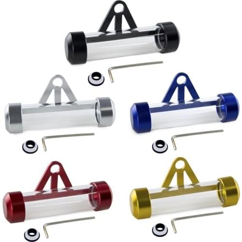 Universal Motorcycle Tube Tax Disc Cylindrical Holder Frame Real Screwdriver Kit 11x2.6cm Fits Motorbike Scooter Waterproof