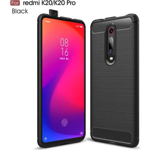 Wolfrule Case Xiaomi Mi 9T Pro Case Xiaomi 9T Shockproof Rubber Silicone Bumper Carbon Fiber Cover For Xiaomi 9T Pro Cover Case