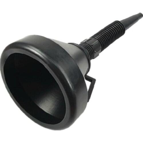 2 in 1 Plastic Funnel Spout Car Motorcycle Oil Water Fuel Gasoline Diesel Filling Funnel with Soft Pipe for Truck Vehicle