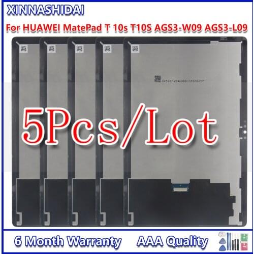 5PCSHigh Quality For 10.4 inch For HUAWEI MatePad T10S AGS3-L09 AGS3-W09 LCD Display with Touch Panel Digitizer Assembly