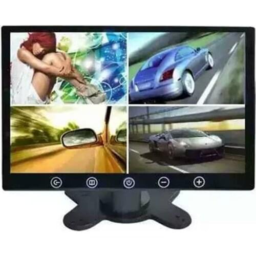 9 Inch 4CH 4 Split TFT Monitor For CCTV Camera