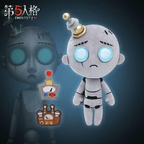 Anime Identity V Tracy Reznik Mechanics Puppet Cosplay Pillow Plush Doll Plushie Toy Change Suit Dress Up Clothing Cute Gifts