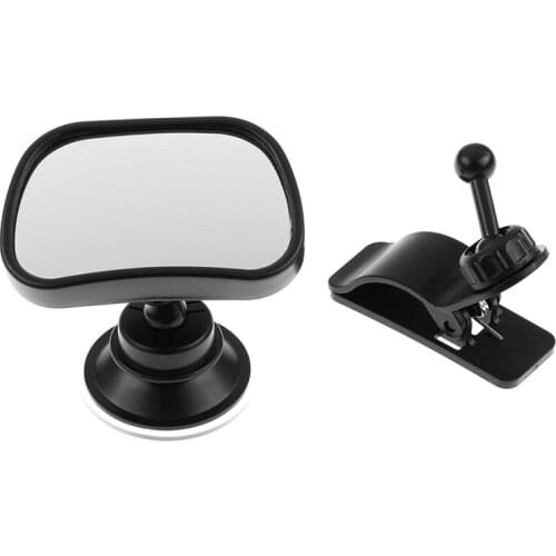 1 Set 2in1 Mini Car Safety Back Seat Rearview Adjustable Mirror Rear Ward Child Infant Safety Baby Kids Monitor Car Accessories