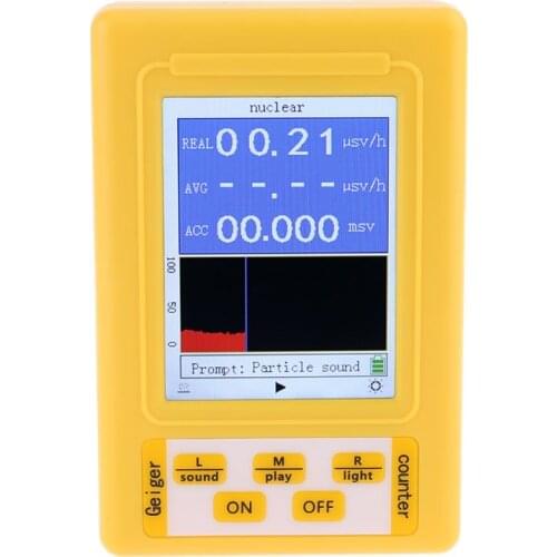 BR-9C 2in1 Digital Radiation Nuclear Radiation Detector Geiger Counter EMF Meter 517A