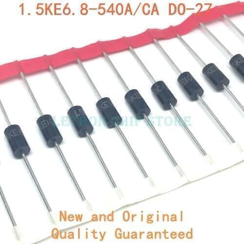 20pcs 1500W DO-201AD TVS Diode DO-27 1.5KE15A 1.5KE15CA 1.5KE16A 1.5KE16CA 1.5KE18A 1.5KE18CA 1.5KE20A 1.5KE20CA