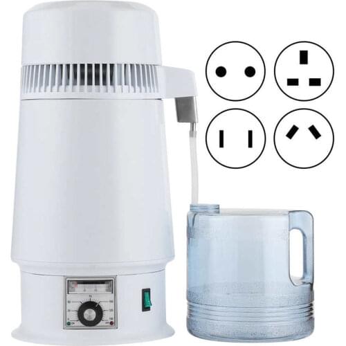 Water distiller destilador 4L Stainless Steel Water Distiller Distillation Purifier Boiler Brewing Machine for Home Use