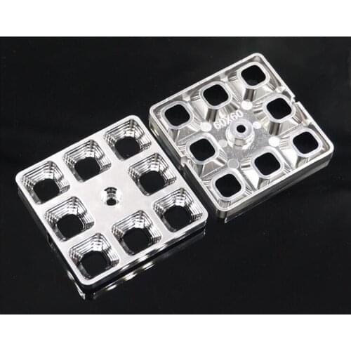 #EGDS-49.8 High quality Led Reflector Cup, 5050 Reflective Cup, Size: 49.8X49.8X5.99mm, Surface: Plating, PC Materials