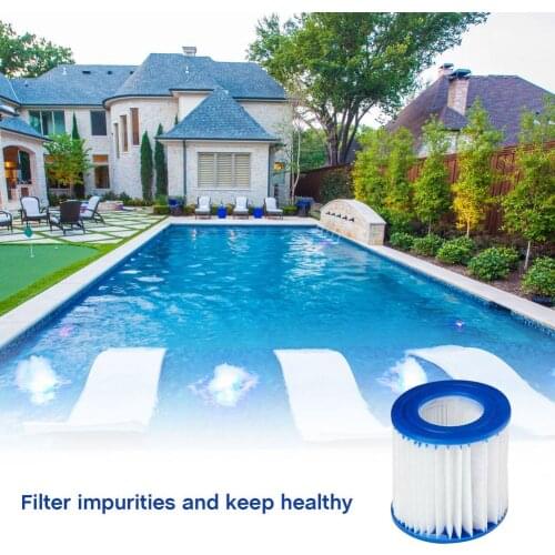 Swimming Pool Pump Filter Pool Replacement Filter Pool Accessories Pool Clean Traps Dirt Pool Pump Filter Element 2 Sizes