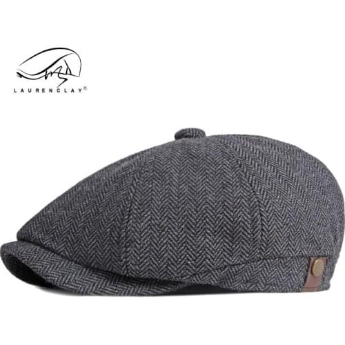 Personalized custom British retro octagonal cap mens literature and art leisure duck tongue childrens hat spring and autumn N