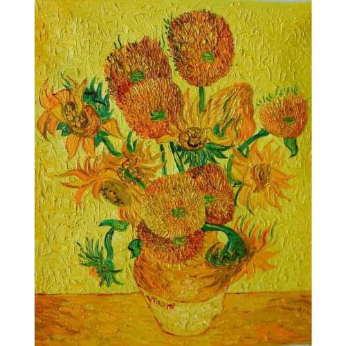 Van Gogh Oil Painting Sunflower Famous Wall art Picture for Living room Home decoration Hand painted Canvas paintings Abstract