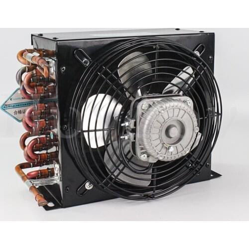 Condenser copper tube aluminum fin air-cooled water-cooled refrigerator freezer freezer freezing equipment radiator