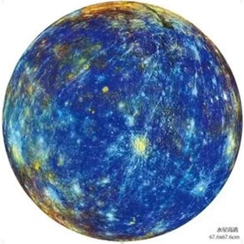 Round Puzzle 1000 Pieces Rainbow Earth Moon Board Game Toys for Girls Boys Aldult Educatief Speelgoed