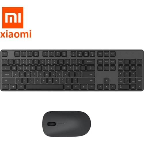 Original Xiaomi Wireless Office Keyboard & Mouse & Mouse pad Set 104 Keys 2.4GHz Multi System Wireless Portable Keyboard