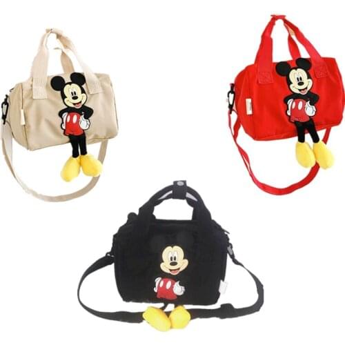 Disney New Mickey Bag Mouse Bowling Bag One-shoulder Universal Bag Shoulder Bag Cartoon Womens Bag Duffel Bag Girls' Schoolbag
