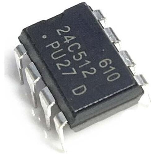 New 10pcs/lot AT24C512PI27 AT24C512 24C512 DIP-8