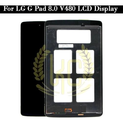 New 8" inch case For LG G Pad 8.0 V480 V490 Tablet LCD Display + Touch Screen Digitizer Assembly Free Shipping