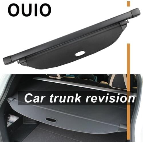 OUIO 1Set Car Rear Trunk Cargo Cover For Hyundai IX35 2018 Car-styling Black Security Shield Shade Auto accessories Decoration