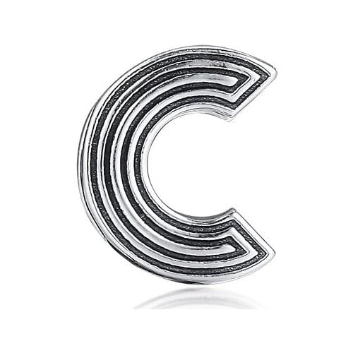GPY Letter C Charms 925 Original Fit Reflexions Bracelet Sterling Silver Charm Beads for Jewelry Making Jewellery