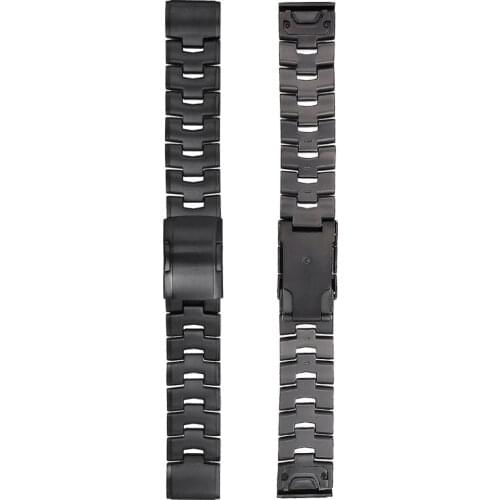 For Fenix 6X/Fenix 5X Titanium Alloy Lgiht weight Wrist Band QuickFit 22mm 26mm Watch Strap for Garmin Fenix 5X/6X Pro/Instinct