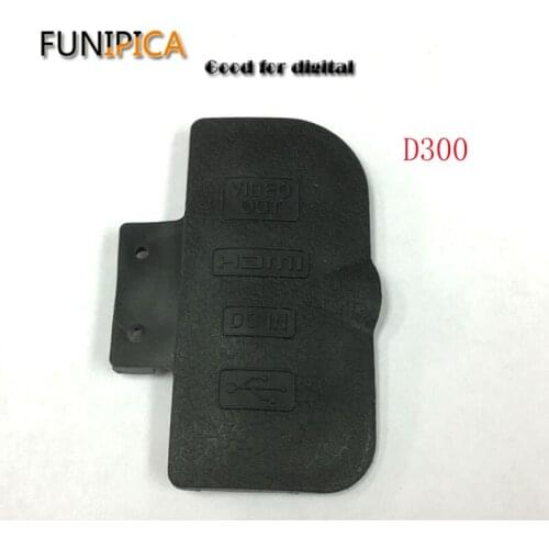 USB/ DC IN/VIDEO OUT D300 Rubber Door Cover FOR NIKON D300 rubber camera repair parts free shipping