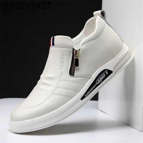 Luxury Men Shoes Leather Loafers Mens Shoes Casual Summer Fashion Elevator Shoes for Men Designer 2020 Zapatillas Hombre Tenis