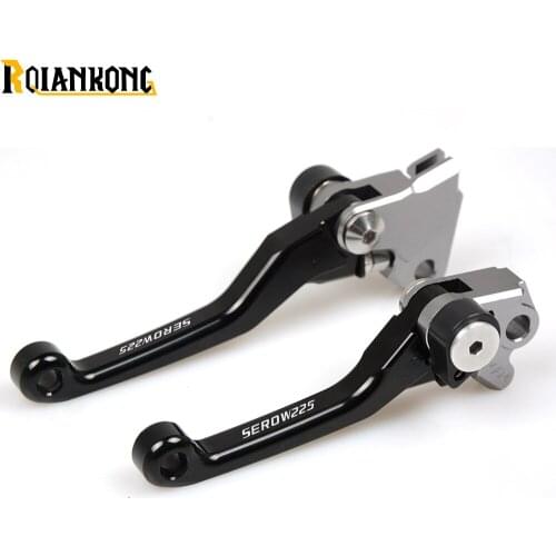 LOGO SEROW225 Motorbike Dirt bike Pivot brake clutch lever For yamaha SEROW225/250 1986-2015 SEROW225 250