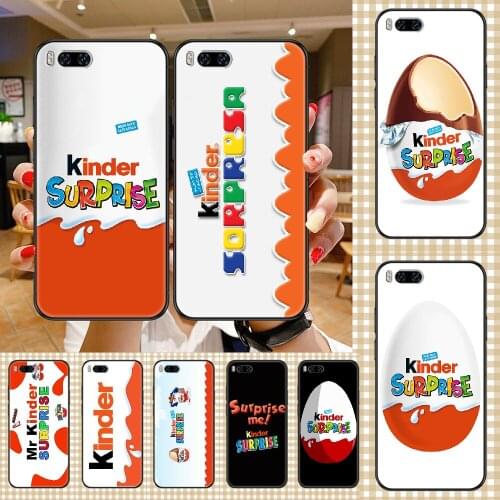 Funny surprise kinder Egg Phone case For Xiaomi Mi Max Note 3 A2 A3 8 9 9T 10 Lite Pro Ultra black silicone hoesjes 3D funda