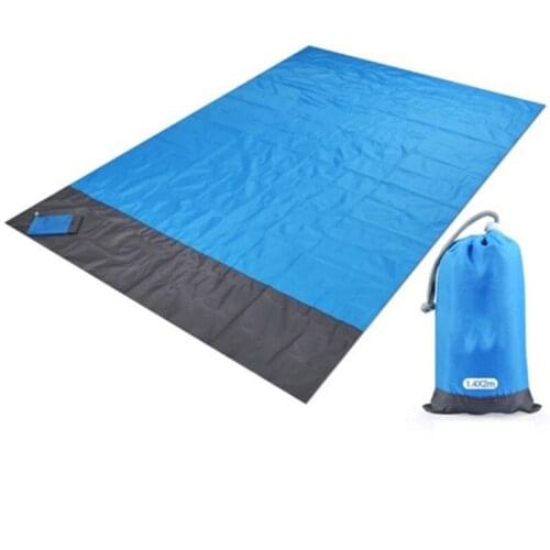 1Pc Folding Camping Mat Outdoor Moisture-proof Mat Folding Picnic Mat Ultra-light Portable Lawn Mat Waterproof Pocket Beach Mat