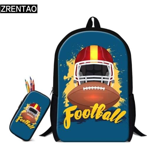 ZRENTAO 2 PCS\set school bags for pupils boys girls cartoon book bag rugzak 2018 polyester mochilas teens backpack travel bags