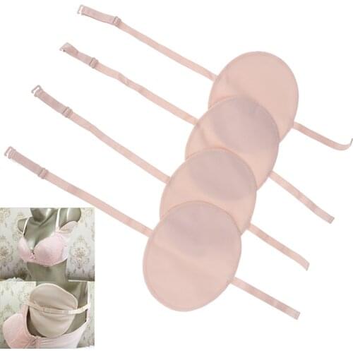 4Pcs washable Armpit Absorbing Guards Shoulder Strap Reusable Armpit Sweat Pads Underarm Sweat Shield Pad