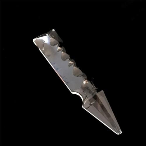 Fine Crystal Lighting Accessories Rockets Head Shape Suncatcher Crystal Prisms Glass Trimming Pendant