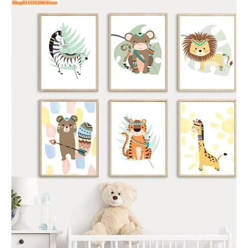 Diamond Embroidery Jungle Animals Lion Zebra Tiger Bear 5D Diamond Painting Full Square Cross Stitch Kits Mosaic Home Decoration