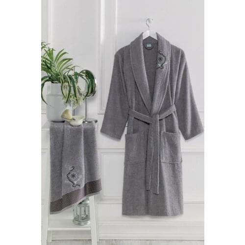 Havlulu Bathrobe 2li Set
