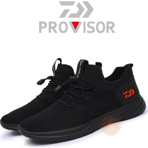 2021 New Black Daiwa Boot Outdoor Shoes Non-slip Fishing Shoes Breathable Quick Dry Boot Outdoor Climbing Shoes Fishing Boot