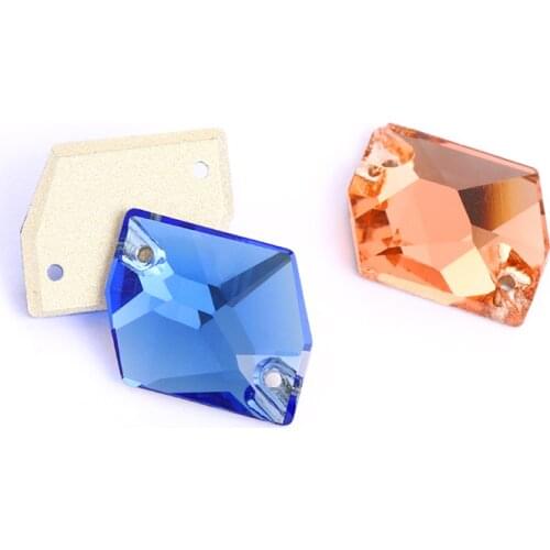 K9 Glass Cosmic Sew On Stones Rhinestones DIY Art Crafts Crystals Stones Colorful Flatback Strass For Clothes Shoes Decoration